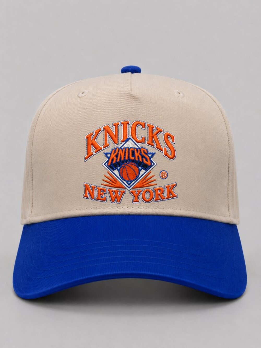 New York Knicks Black & Blue Snapback Hat